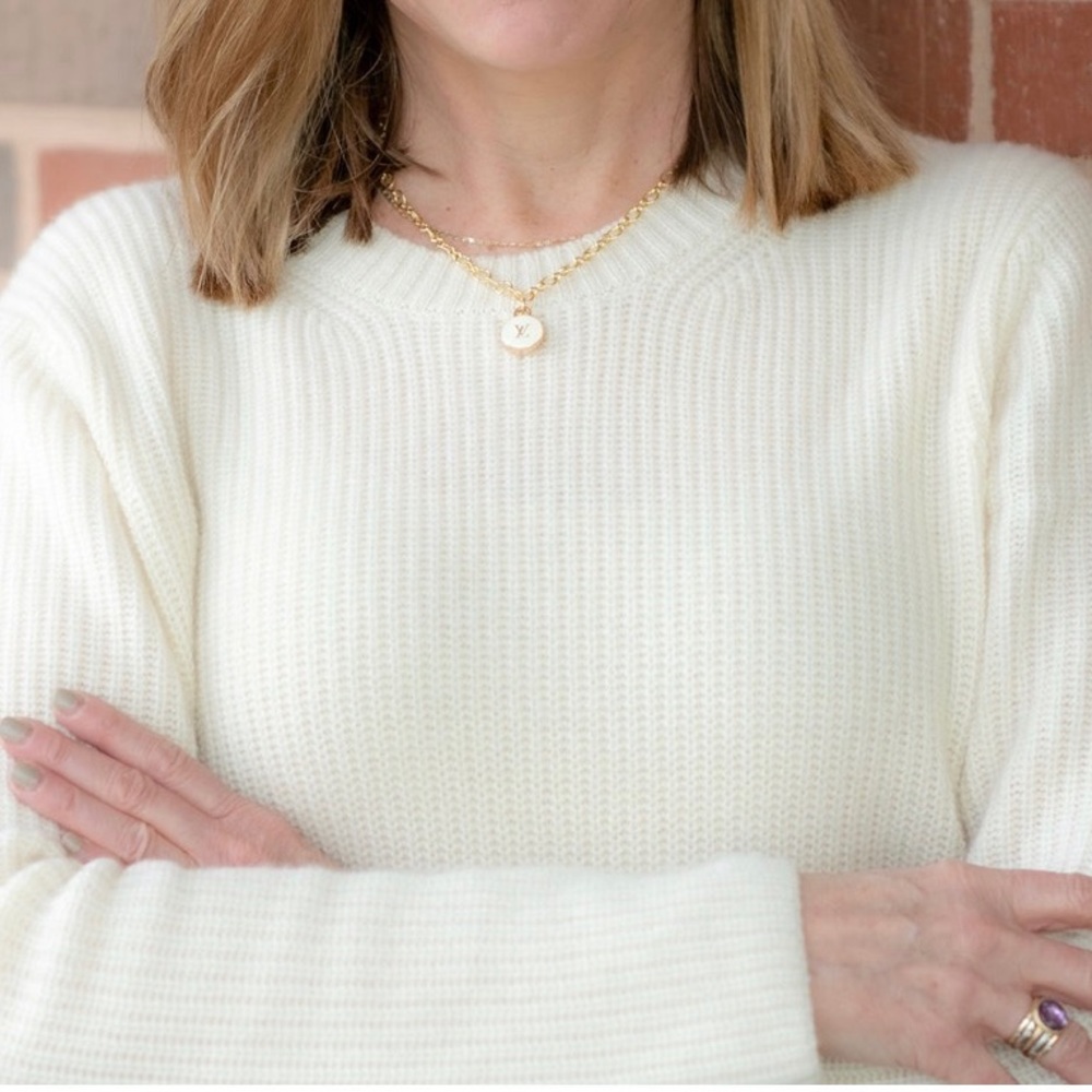 Banana Republic M Ivory Cashmere Sweater